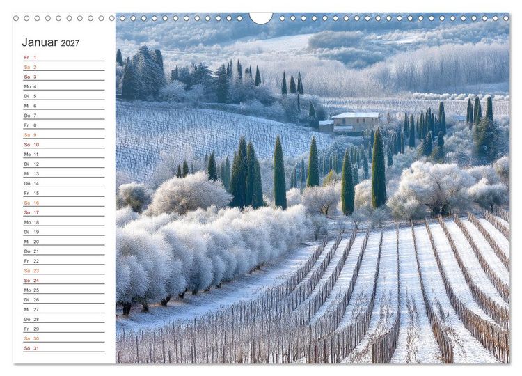 Produktbild: Zwischen Reben und Himmel (Wandkalender 2027 DIN A3 quer), CALVENDO Monatskalender