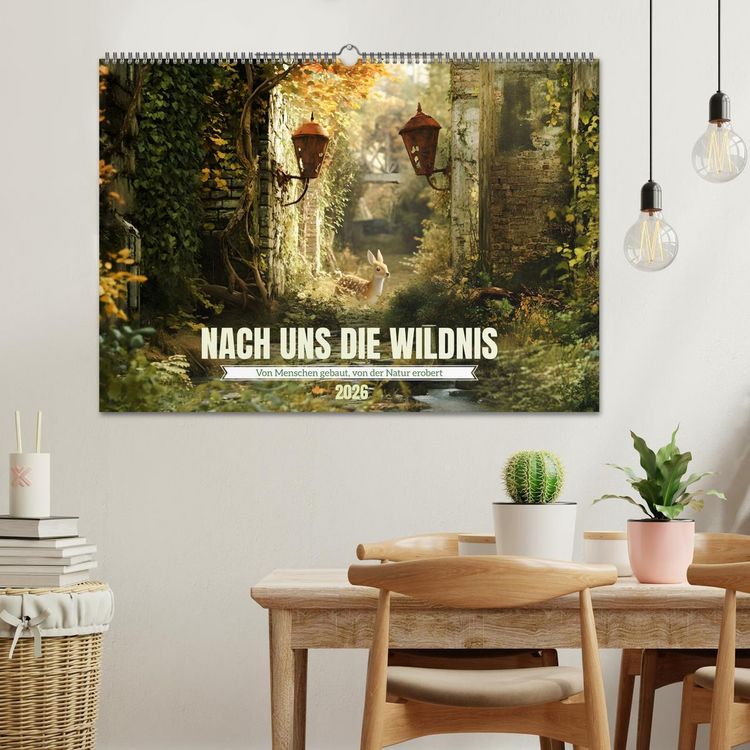 Produktbild: Nach uns die Wildnis (Wandkalender 2026 DIN A2 quer), CALVENDO Monatskalender