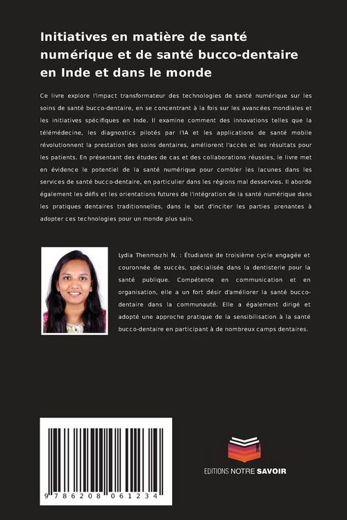 Produktbild: Initiatives en mati&egrave;re de sant&eacute; num&eacute;rique et de sant&eacute; bucco-dentaire en Inde et dans le monde