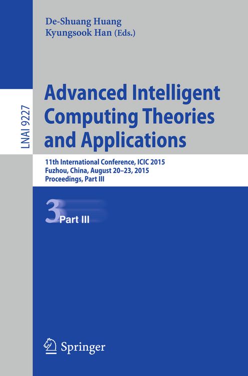 Produktbild: Advanced Intelligent Computing Theories and Applications