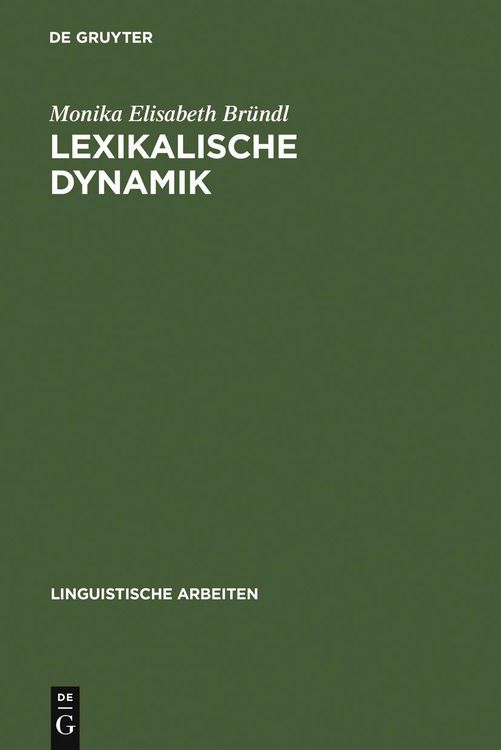 Produktbild: Lexikalische Dynamik