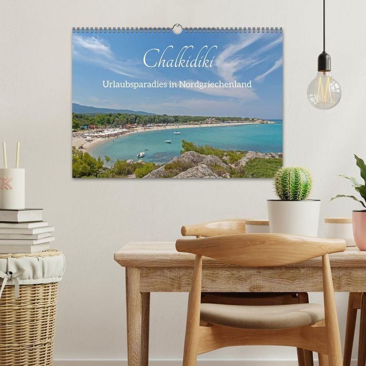 Produktbild: Chalkidiki - Urlaubsparadies in Nordgriechenland (Wandkalender 2026 DIN A3 quer), CALVENDO Monatskalender