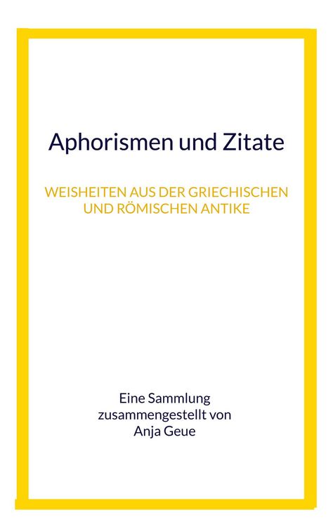 Produktbild: Aphorismen und Zitate