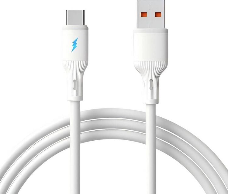 Produktbild: Akyga USB-C&reg; Kabel USB-A Stecker, USB-C&reg; Stecker 1m Wei&szlig; AK-USB-59