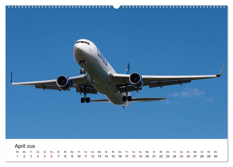 Produktbild: Flieger von Boeing (hochwertiger Premium Wandkalender 2026 DIN A2 quer), Kunstdruck in Hochglanz