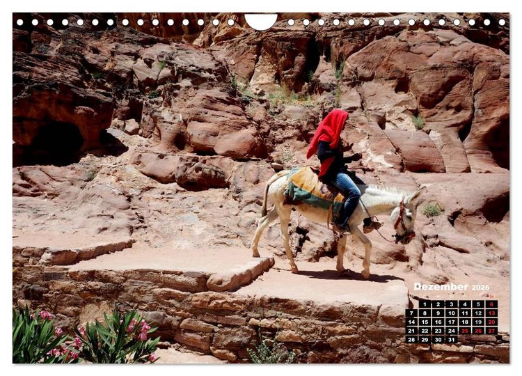 Produktbild: Petra - Felsenstadt in der W&uuml;ste (Wandkalender 2026 DIN A4 quer), CALVENDO Monatskalender
