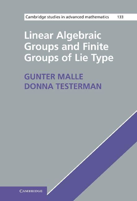 Produktbild: Linear Algebraic Groups and Finite Groups of Lie Type