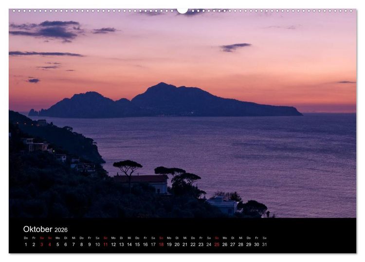 Produktbild: Neapel und Umgebung (hochwertiger Premium Wandkalender 2026 DIN A2 quer), Kunstdruck in Hochglanz