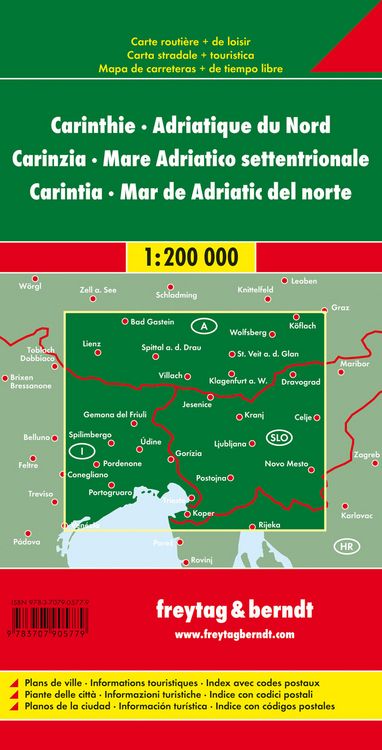 Produktbild: K&auml;rnten - N&ouml;rdliche Adria 1 : 200 000