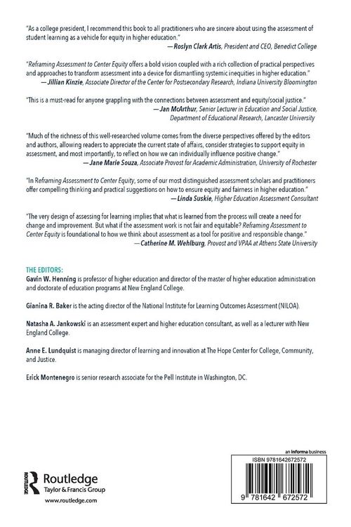Produktbild: Reframing Assessment to Center Equity