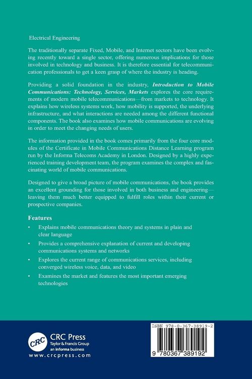 Produktbild: Introduction to Mobile Communications