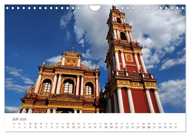 Produktbild: Faszinierendes Argentinien (Wandkalender 2026 DIN A4 quer), CALVENDO Monatskalender