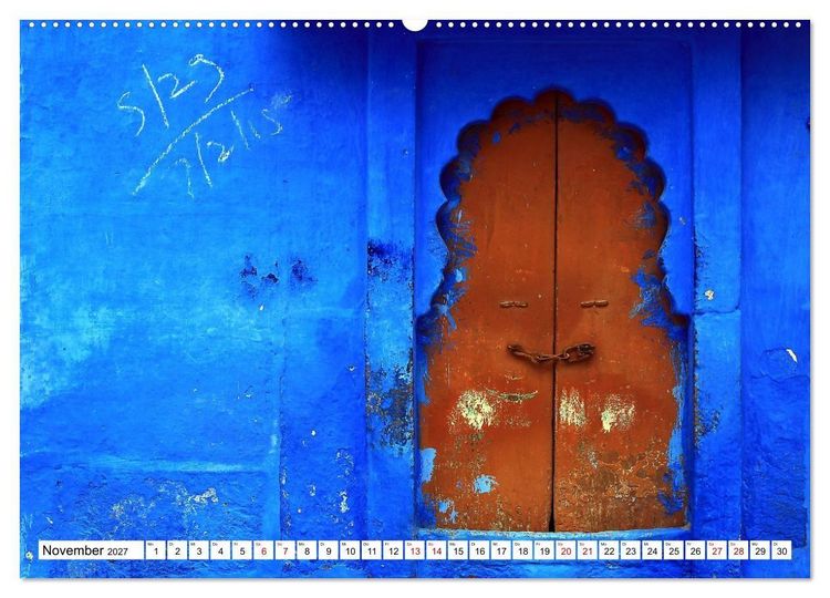 Produktbild: Farbenfrohes Indien (Wandkalender 2027 DIN A2 quer), CALVENDO Monatskalender