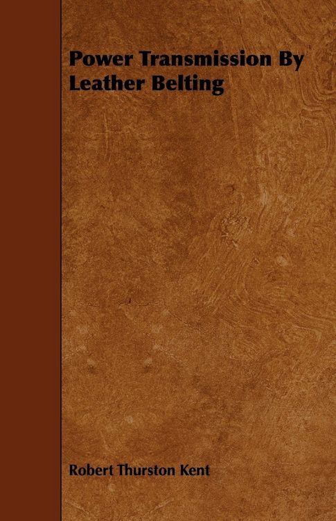 Produktbild: Power Transmission By Leather Belting