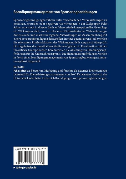 Produktbild: Beendigungsmanagement von Sponsoringbeziehungen