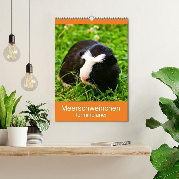 Produktbild: Meerschweinchen Terminplaner (Wandkalender 2026 DIN A3 hoch), CALVENDO Monatskalender