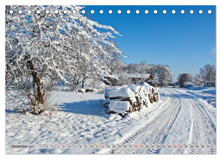 Produktbild: Die Stauden, eine Landschaft aus dem Bilderbuch (Tischkalender 2027 DIN A5 quer), CALVENDO Monatskalender