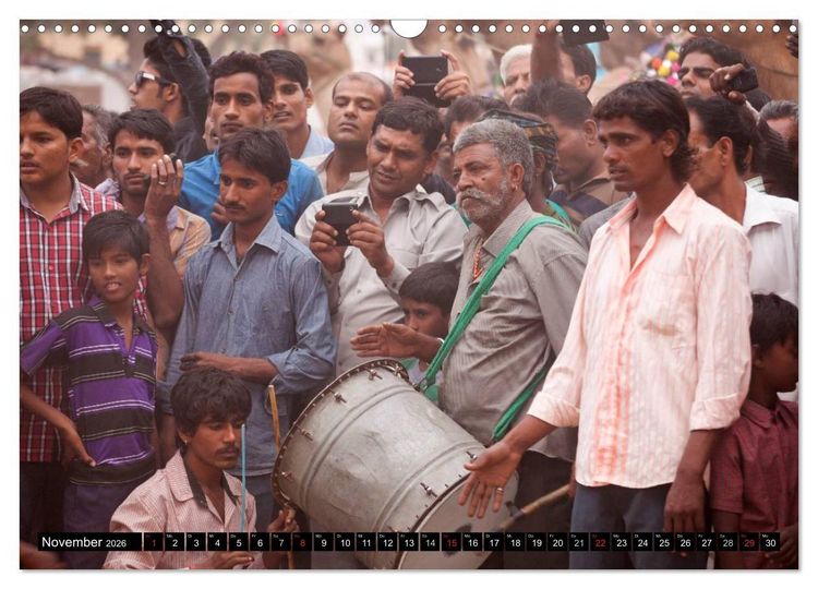 Produktbild: Rajasthan, Indien - Pushkar Mela (Wandkalender 2026 DIN A3 quer), CALVENDO Monatskalender