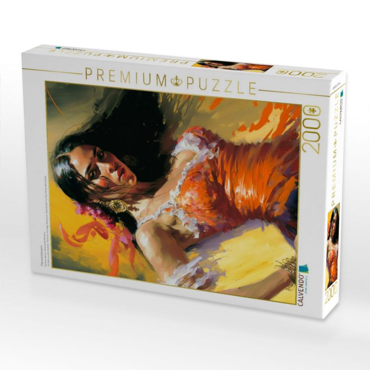 Produktbild: CALVENDO Puzzle Flamencot&auml;nzerin | 2000 Teile Lege-Gr&ouml;&szlig;e 90x67cm Foto-Puzzle f&uuml;r gl&uuml;ckliche Stunden