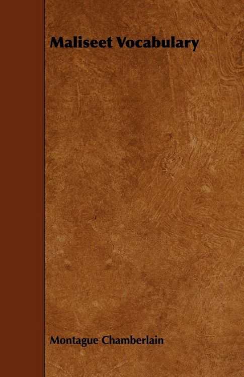 Produktbild: Maliseet Vocabulary
