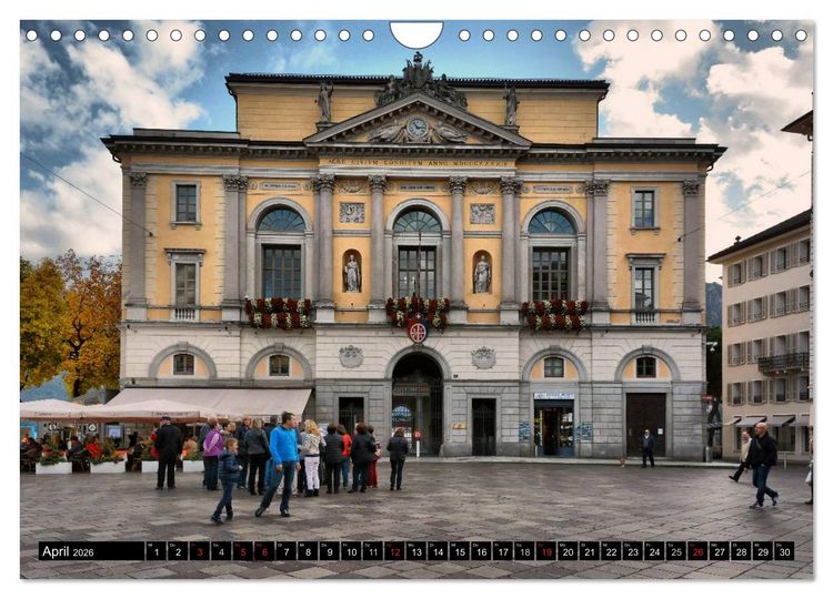 Produktbild: Lugano - Perle im Tessin (Wandkalender 2026 DIN A4 quer), CALVENDO Monatskalender