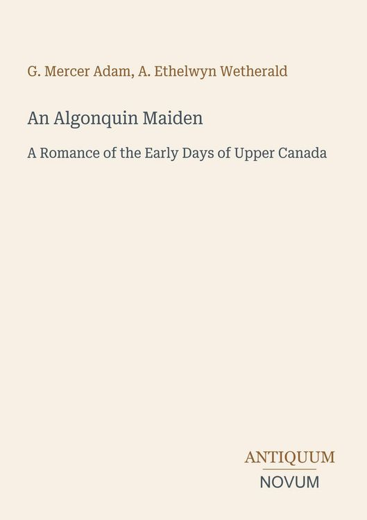 Produktbild: An Algonquin Maiden