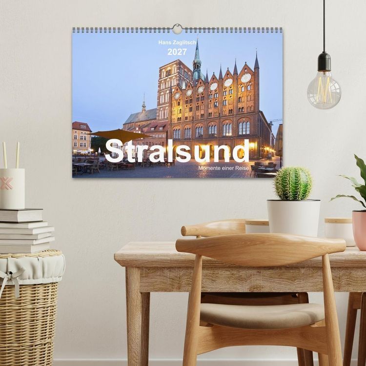 Produktbild: Stralsund - Momente einer Reise (Wandkalender 2027 DIN A3 quer), CALVENDO Monatskalender