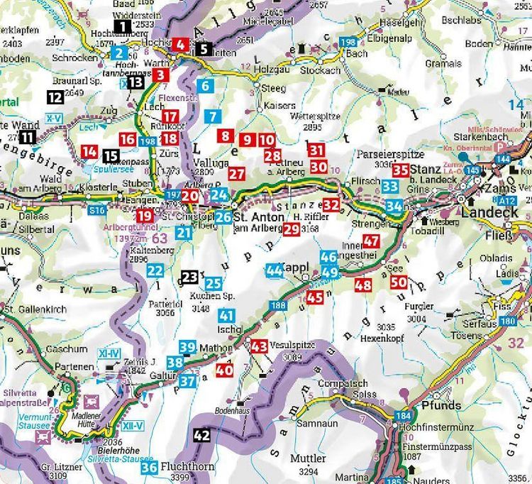 Produktbild: ROTHER Wanderf&uuml;hrer Arlberg und Paznauntal. 50 Touren vom Oberen Lechtal &uuml;ber das Stanzer Tal bis zur Tiroler Silvretta