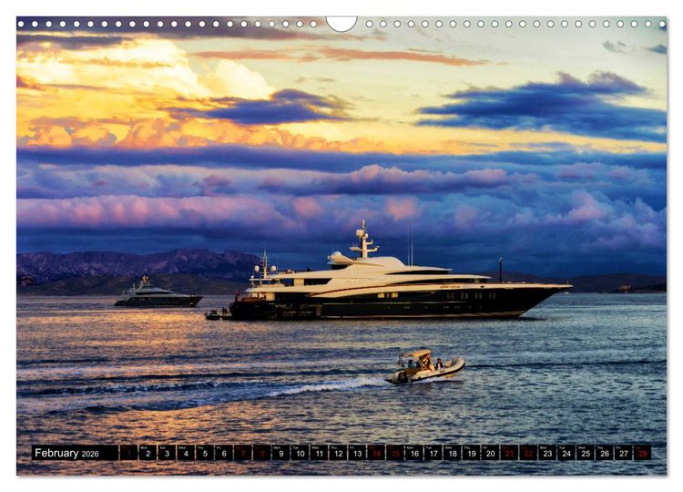Produktbild: SUPERYACHTS (Wall Calendar 2026 DIN A3 landscape), CALVENDO 12 Month Wall Calendar