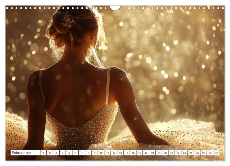 Produktbild: Ballerinas in Diamanten (Wandkalender 2026 DIN A3 quer), CALVENDO Monatskalender