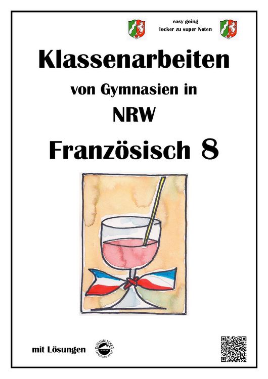 Produktbild: Franz&ouml;sisch 8 (nach D&eacute;couvertes) - Klassenarbeiten von Gymnasien (G8) aus NRW mit L&ouml;sungen