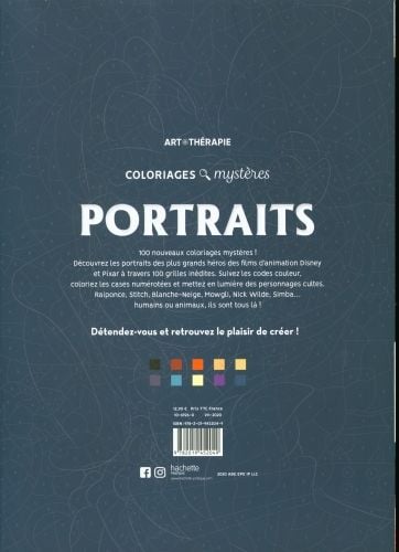Produktbild: Coloriages mysteres Disney - Portraits