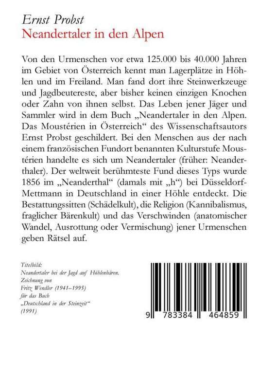 Produktbild: Neandertaler in den Alpen