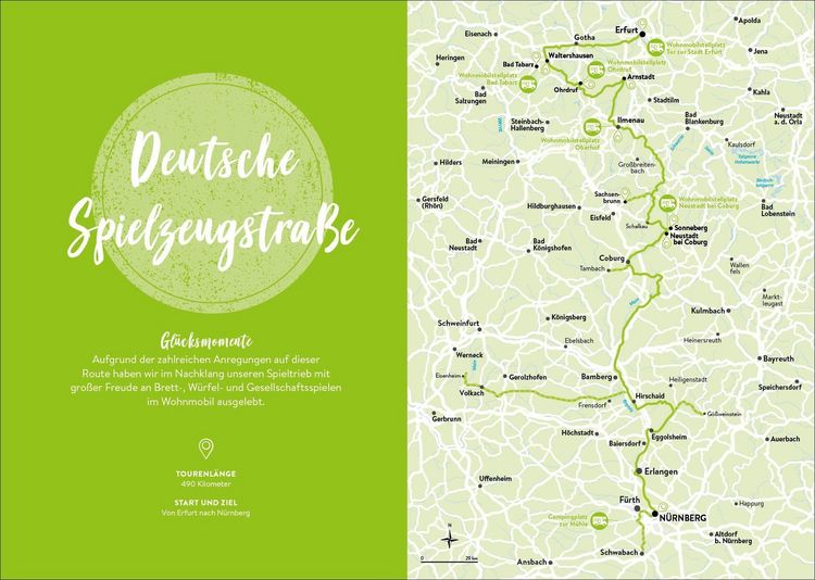 Produktbild: Campergl&uuml;ck Deutschlands Ferienstra&szlig;en Die sch&ouml;nsten Traumrouten von der Alpenstra&szlig;e bis zur Vulkanstra&szlig;e