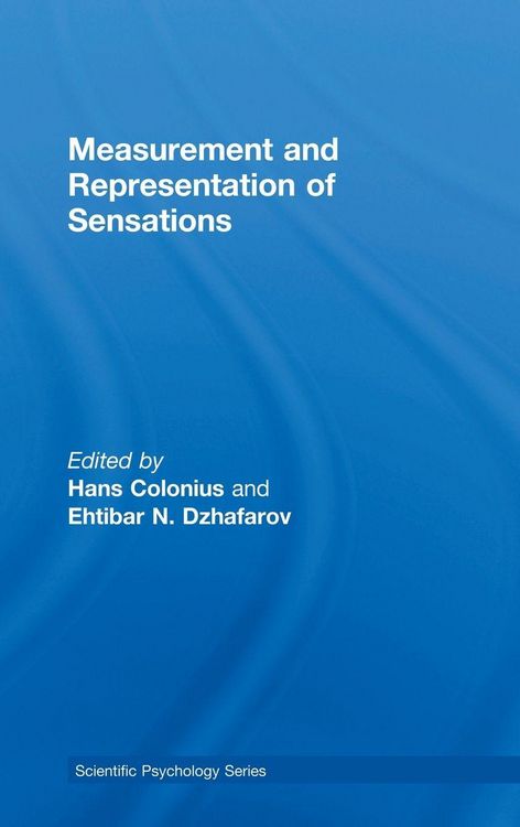 Produktbild: Measurement and Representation of Sensations