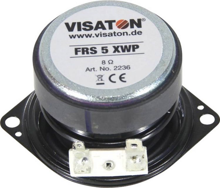 Produktbild: Visaton FRS 5 XWP - 8 Ohm 2 Zoll 5cm Breitb&auml;nder 5W 8Ω Schwarz