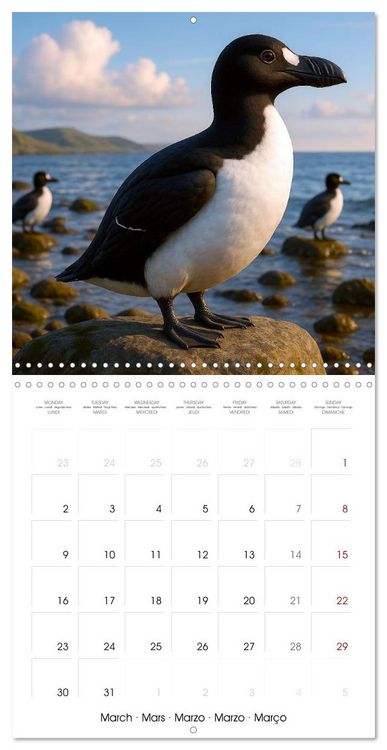 Produktbild: Species of the Past (Wall Calendar 2026 12 &times; 12 Inch) CALVENDO 12 Month Wall Calendar