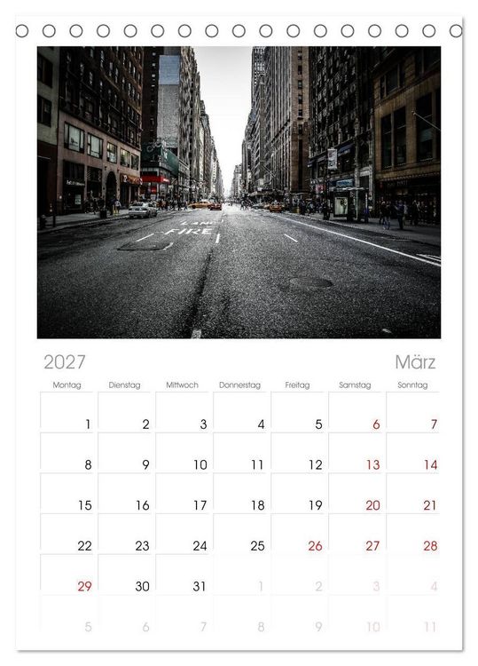 Produktbild: Tischplaner 2027 - New York feeling (A5 Tischkalender zum Aufstellen) CALVENDO
