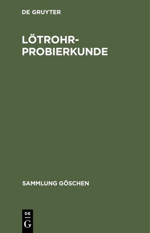 Produktbild: L&ouml;trohrprobierkunde