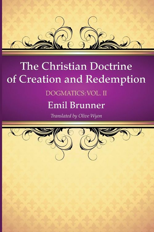 Produktbild: The Christian Doctrine of Creation and Redemption