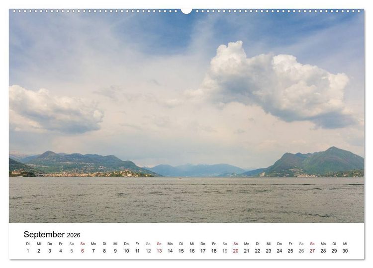 Produktbild: Lago Maggiore - Unterwegs am Westufer (Wandkalender 2026 DIN A2 quer), CALVENDO Monatskalender