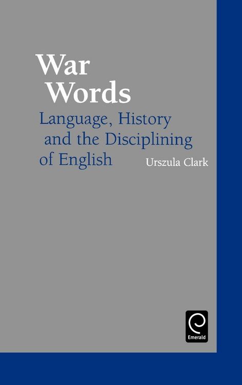 Produktbild: War Words: Language, History and the Disciplining of English