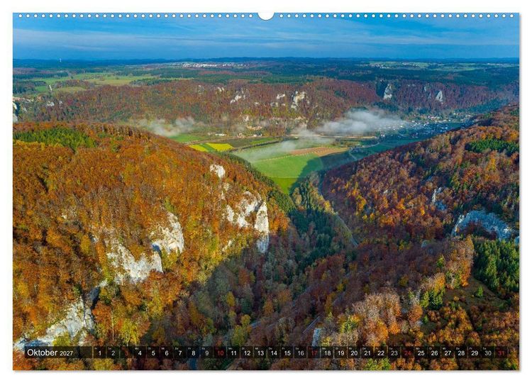 Produktbild: Mein Donautal aus der Luft (hochwertiger Premium Wandkalender 2027 DIN A2 quer), Kunstdruck in Hochglanz
