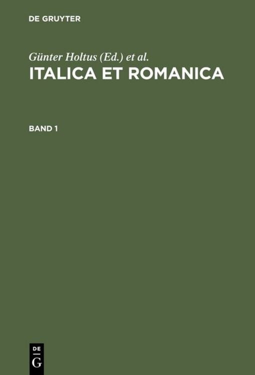 Produktbild: Italica et Romanica