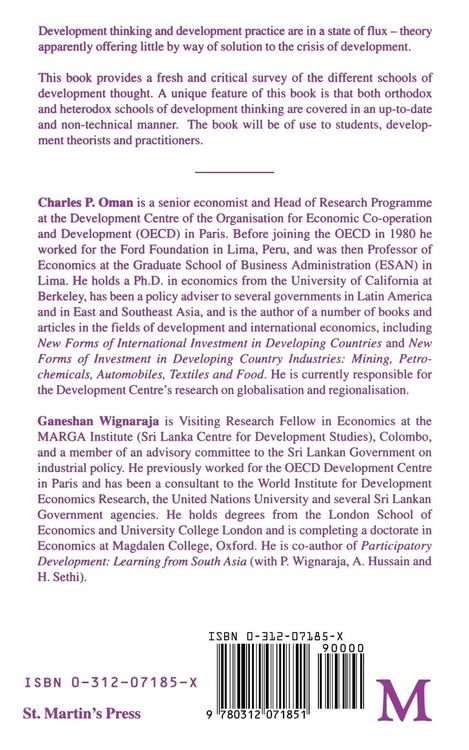 Produktbild: The Postwar Evolution of Development Thinking