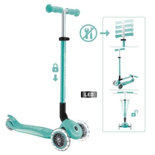 Produktbild: GLOBBER ELITE LIGHTS dunkelmint, mit Leuchtrollen