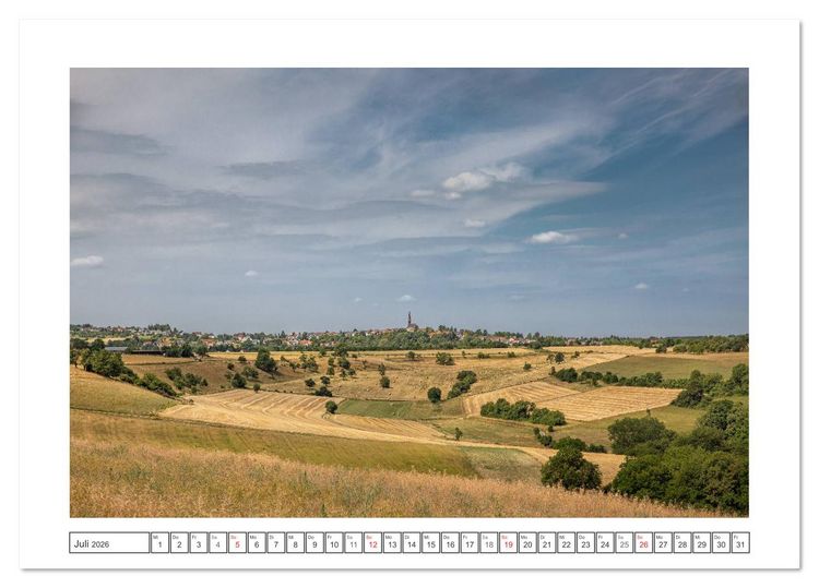 Produktbild: Das Saarland entdecken (Tischkalender 2026 DIN A5 quer), CALVENDO Monatskalender