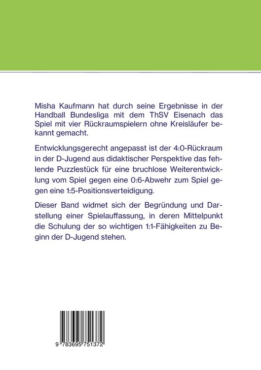 Produktbild: Der 4:0-R&uuml;ckraum in der D-Jugend