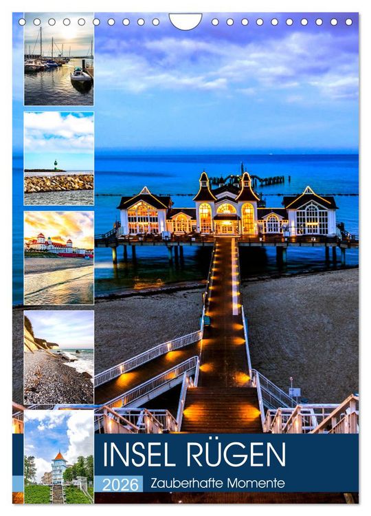 Produktbild: INSEL R&Uuml;GEN - Zauberhafte Momente (Wandkalender 2026 DIN A4 hoch), CALVENDO Monatskalender