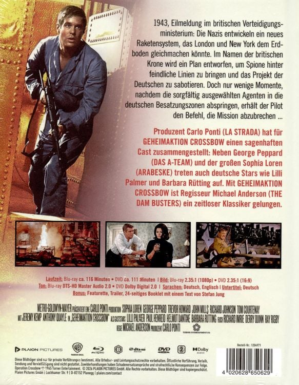 Produktbild: Geheimaktion Crossbow - Mediabook (Blu-ray+DVD)